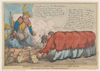 Breite Böden in Holland verehren ihren neuen König, 23. Juli 1806