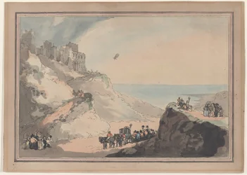 Abflug des Ballons von Blanchard und Jeffries aus Dover, 7. Januar 1785, Januar 1794