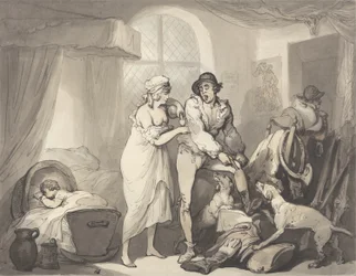 Vier Uhr auf dem Land, ca. 1788-90
