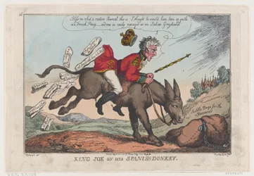 König Joe auf seinem spanischen Esel, 27. August 1808