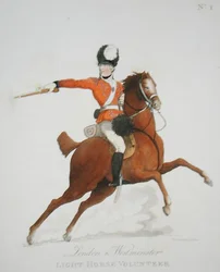 London und Westminster Light Horse Volunteer, Tafel 1 aus 