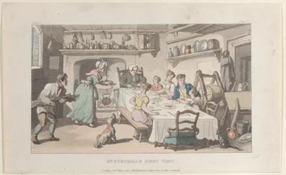Mr. Burchells erster Besuch, aus Der Pfarrer von Wakefield, 1. Mai 1817