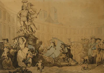 Place Victoire in Paris, 1784