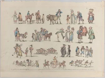 Tafel 6, Umrisse von Figuren, Landschaften und Vieh... für Lernende, 20. Juni 1790