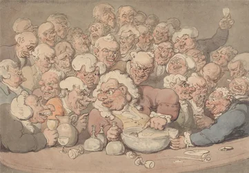 Punsch servieren