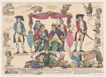 Skizze der Politik in Europa, Geburtstag des Königs von Preußen, 10. Februar 1786