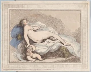 Schlafende Venus und Amor, 1799