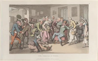 Die Ankunft in Paris, aus dem Journal der sentimentalen Reisen in die südlichen Provinzen von Frankreich, 1820