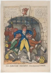Die Borough-Mongers im Turm erdrosselt, 26. April 1810