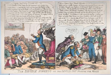 Der doppelte Humbug oder der Teufelsbube betet für Frieden, 1. Januar 1814