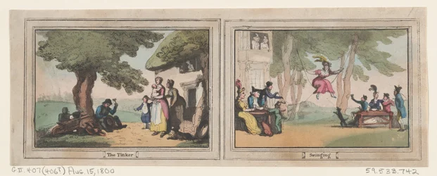 Der Kesselflicker und Schaukeln, 15. August 1800