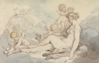 Venus von Amor gekrönt