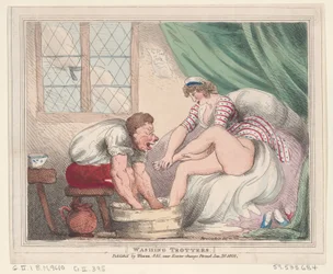 Waschen von Schweinefüßen, 20. Januar 1800