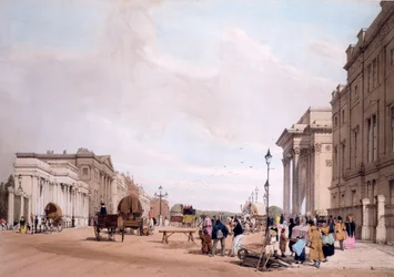 Hyde Park Corner, Blick auf Piccadilly, aus 