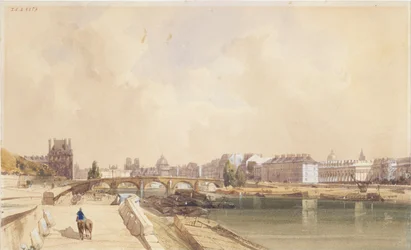 Der Pont Royal im Jahr 1833