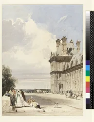 Pavillon de Flore, Tuilerien, Paris, ca. 1829
