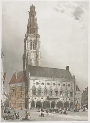 Malerische Architektur in Paris, Gent, Antwerpen, Rouen: L