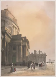 Malerische Architektur in Paris, Gent, Antwerpen, Rouen: Die Kapelle des Instituts, Paris