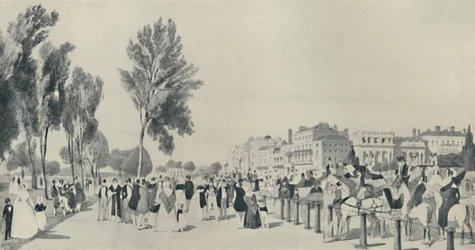Gesellschaft im Hyde Park, 1842, 1920