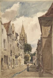 Ansicht von Issy (eine Straße in Issy-les-Moulineaux, Seine)