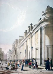Ansicht der Bank of England, City of London