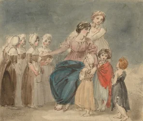 Wohltätigkeitskinder und kleine Vagabunden