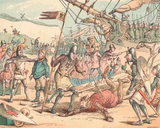 Die Landung von Wilhelm dem Eroberer, ca. 1884