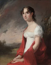 Porträt von Mary Sicard David, 1813