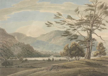 Landschaft: Bäume, Seen und Berge, Lake District