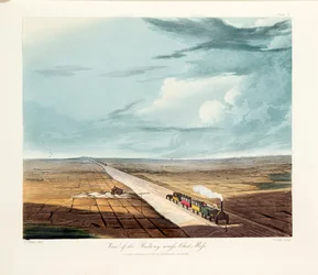 Rainhill-Brücke, Chat Moss, bei Liverpool, 1831