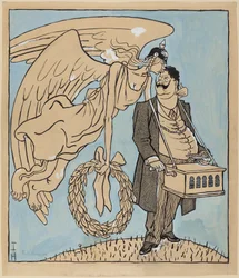 Der Roland von Berlin; Simplicissimus IX/13, 1905