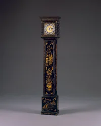 Charles II Dreißig-Stunden-Standuhr, ca. 1680 (Mischtechnik)