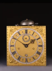 Detail einer Charles II römischen Schlaguhr, 1675