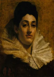 Porträt von Frances C. Houston, ca. 1880-1889