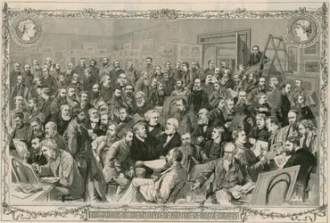 Die Mitglieder des Instituts der Aquarellmaler