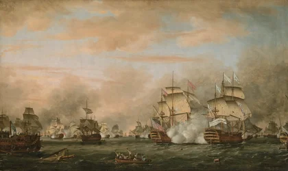 Die Schlacht von den Saintes, 9.-12. April 1782