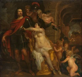 Venus rüstet einen Krieger, möglicherweise Johan Maurits in der Schmiede des Vulkan