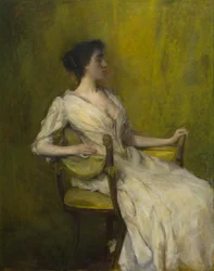 Dame in Weiß
