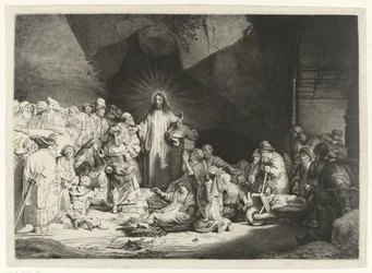 Predigender Christus (Die Hundertguldenblatt)
