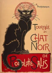 Tournée du Chat Noir de Rodolphe Salis (1. Fassung)