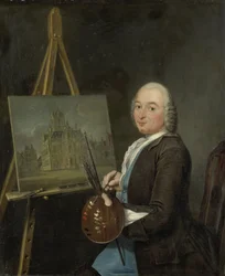Porträt von Jan ten Compe, Maler und Kunsthändler in Amsterdam