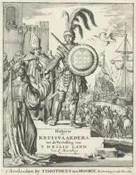 Ritter mit dem Wappen von Jerusalem aus: Historie der Kreuzfahrer