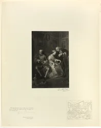 Marriage à la mode (Detail), aus Alte englische Meister