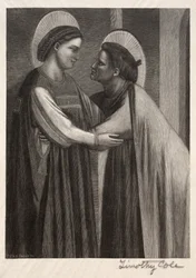 Alte italienische Meister: Maria und Elisabeth, 1886
