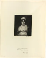 Porträt von Mrs. Siddons, aus Alte englische Meister