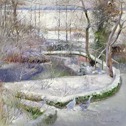 Brücke über den Weidenbaum