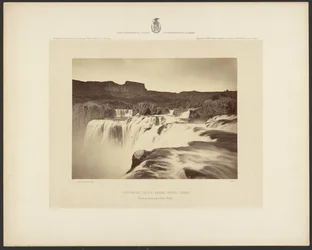 Shoshone Falls, Snake River, Idaho, Ansicht über die Wasserfälle