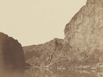 Black Canyon, Colorado River, Blick flussabwärts vom Big Horn Camp, #4, 1871