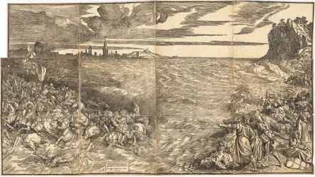 Die Untergang der Armee des Pharao im Roten Meer