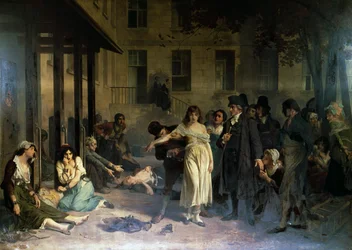 Der Psychiater Philippe Pinel (1745-1826) befreit 1795 psychisch Kranke in der Pariser Anstalt Salpêtrière von ihren Ketten